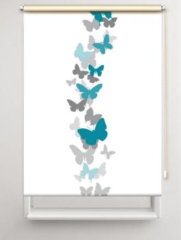 Rollo Papalone türkis , Rollo, Motivrollo, Rollo mit Druck, Fotorollo, bedrucktes Rollo, Fensterrollo,verdunkelndes Rollo, Sonnenschutz Rollo